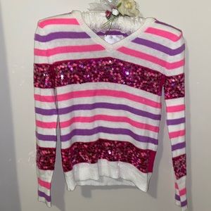 Girls Justice hooded sweater size 8